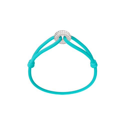 Rose Soho Pavé Cord Bracelet