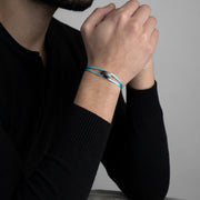 Carbon Regent Cord Bracelet