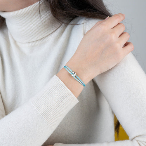 Mini Silver Soho Cord Bracelet