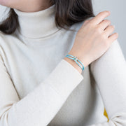 Silver Soho Diamond Cord Bracelet