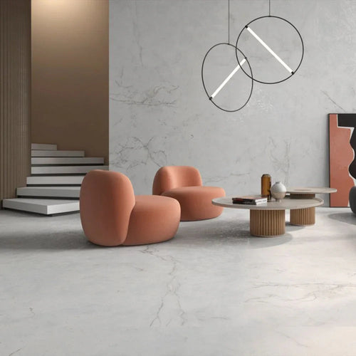 Arco White Porcelain Tile 60 x 120cm