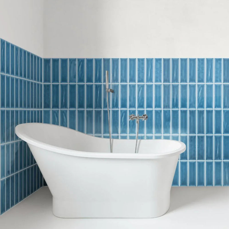 Ariya Blue Subway Tile 10 x 30cm