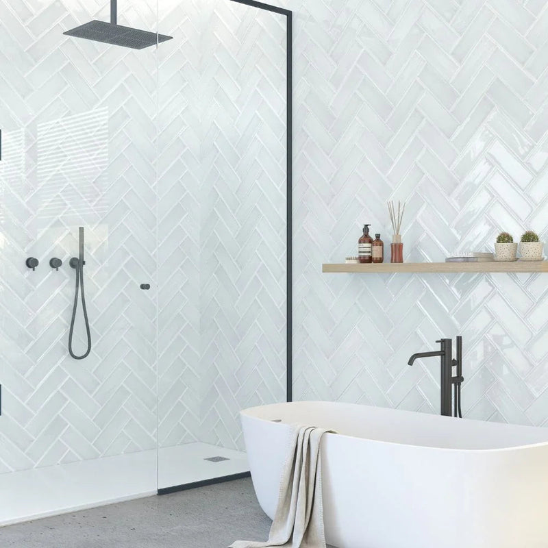 Ariya Ice Subway Tile 10 x 30cm