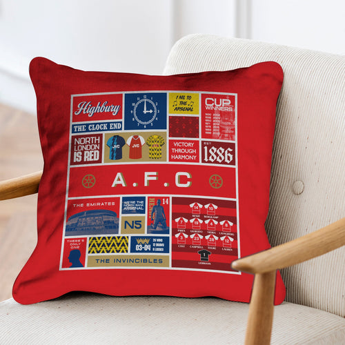 The Gooners History - Cushion - 18"