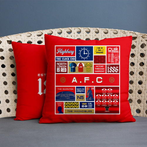 The Gooners History - Cushion - 18"