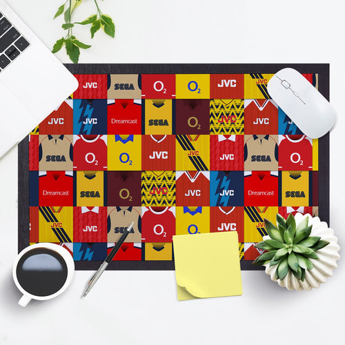 The Gooners Kit Montage - Retro Door Mat - 60cm x 40cm