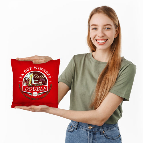 The Gooners Double - Football Legends - Cushion 10"