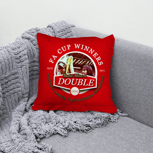 The Gooners Double - Football Legends - Cushion 10"