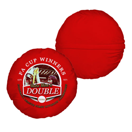 The Gooners Double - Football Legends - Circle Cushion 14"