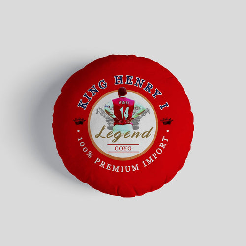 The Gooners Henry - Football Legends - Circle Cushion 14"