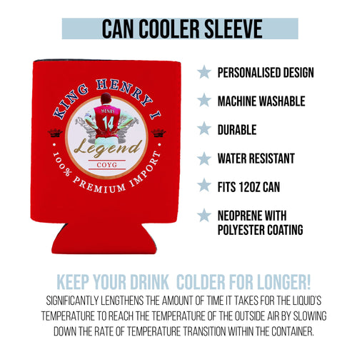 The Gooners Henry - Football Legends - Can Cooler