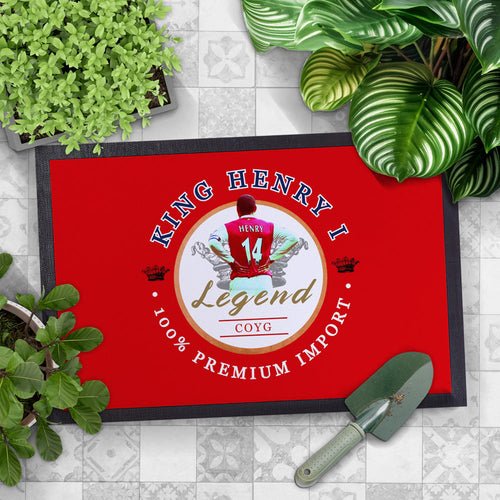 The Gooners Henry  - Football Legends - Door Mat -60cm X 40cm