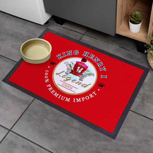 The Gooners Henry  - Football Legends - Door Mat -60cm X 40cm
