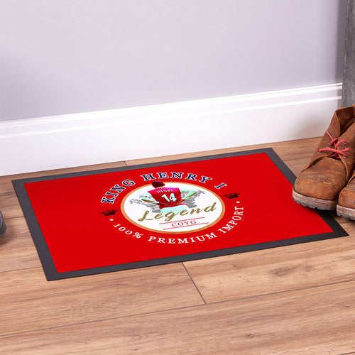 The Gooners Henry  - Football Legends - Door Mat -60cm X 40cm