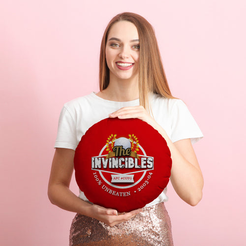 The Gooners Invincibles - Football Legends - Circle Cushion 14"