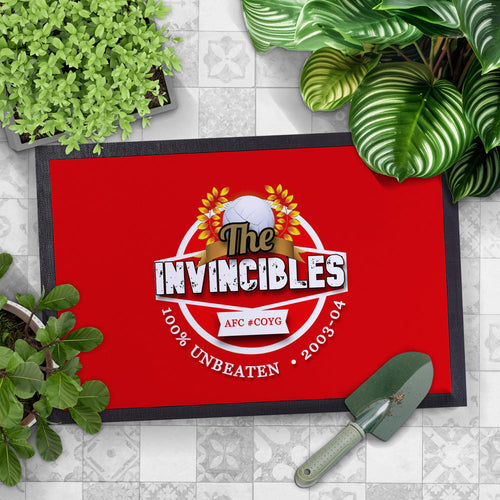 The Gooners Invincible  - Football Legends - Door Mat -60cm X 40cm