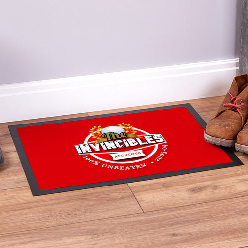 The Gooners Invincible  - Football Legends - Door Mat -60cm X 40cm