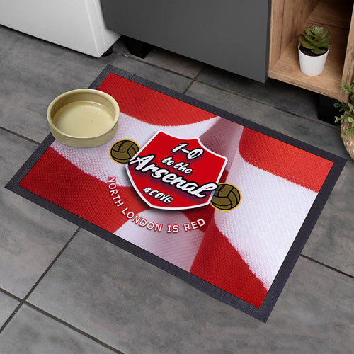 The Gooners One Nil - Football Legends - Door Mat -60cm X 40cm