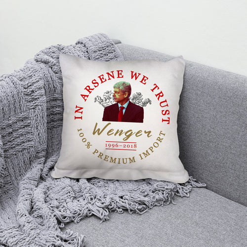 The Gooners Wenger - Football Legends - Cushion 10"