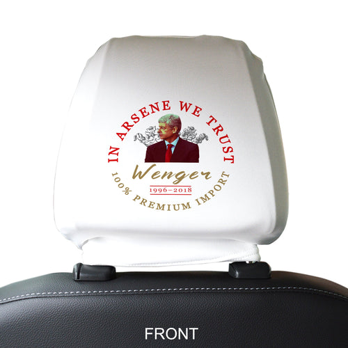 The Gooners Wenger - Football Legends - Headrest Cover