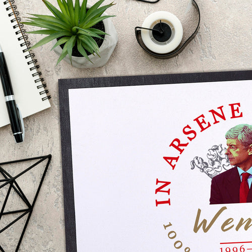 The Gooners Wenger  - Football Legends - Door Mat -60cm X 40cm