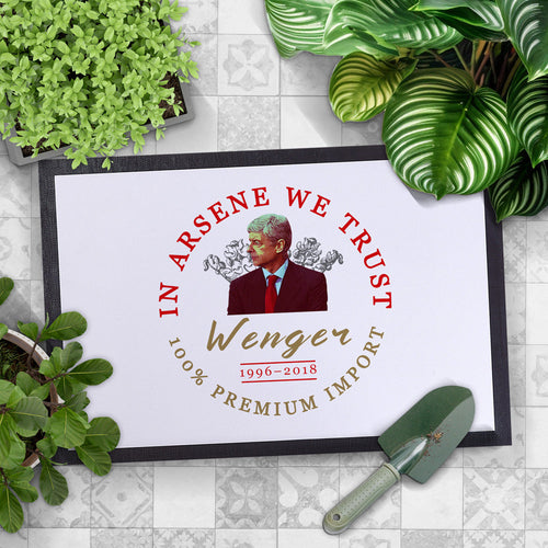 The Gooners Wenger  - Football Legends - Door Mat -60cm X 40cm