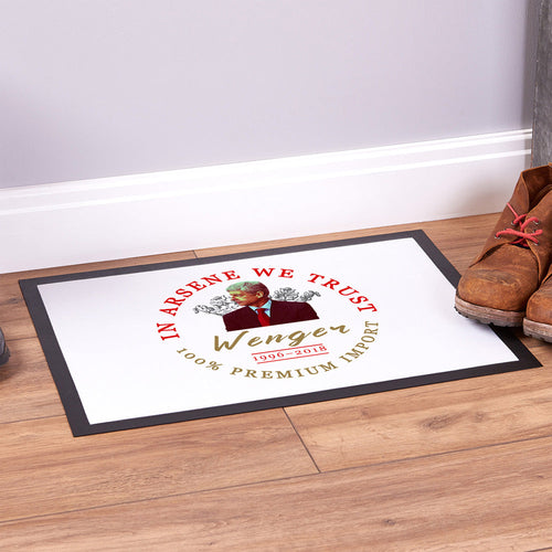 The Gooners Wenger  - Football Legends - Door Mat -60cm X 40cm