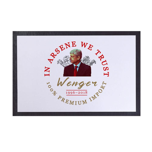 The Gooners Wenger  - Football Legends - Door Mat -60cm X 40cm