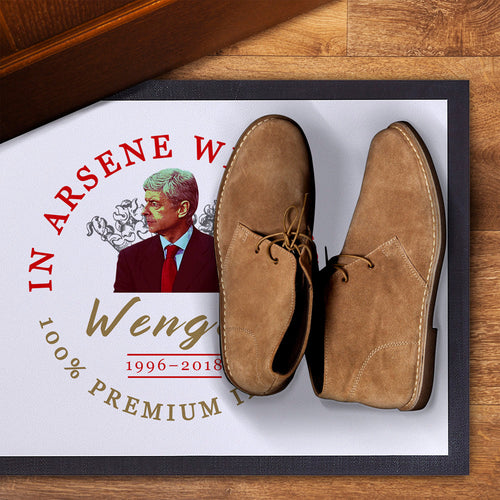The Gooners Wenger  - Football Legends - Door Mat -60cm X 40cm