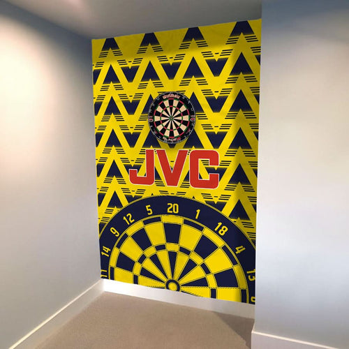 The Gooners Retro - 1992 Away - Personalised Darts Wall Banner - Two Sizes [COLLECTIVE]