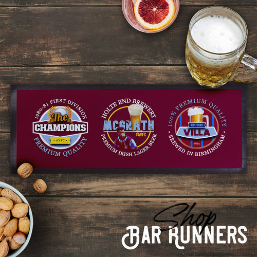 Aston Villa - Football Legends - Bar Runner