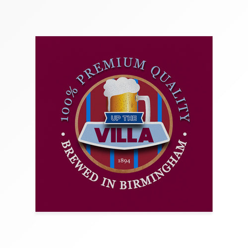Aston Villa Football BBQ Box Bundle | Retro Man Cave Set