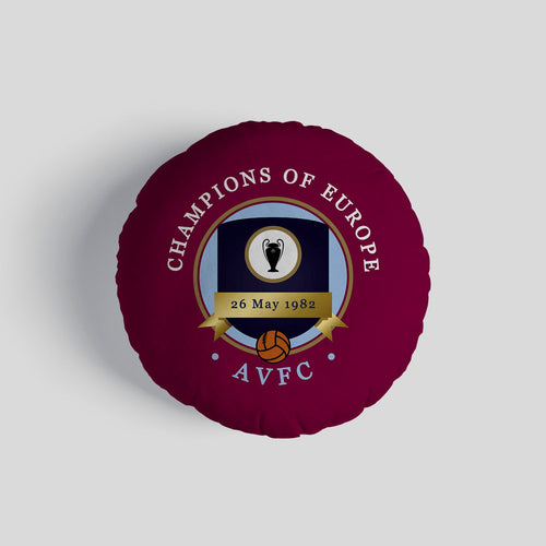 Holte Enders Euro Champions - Football Legends - Circle Cushion 14"