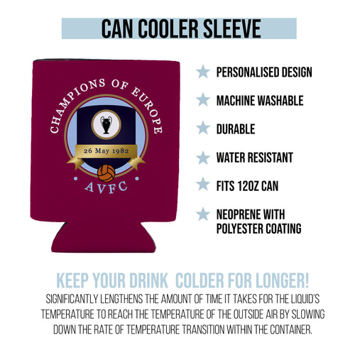 Holte Enders Euro Champions - Football Legends - Can Cooler