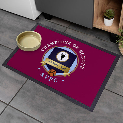 Holte Enders Euro Champions  - Football Legends - Door Mat -60cm X 40cm