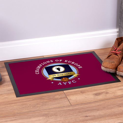 Holte Enders Euro Champions  - Football Legends - Door Mat -60cm X 40cm