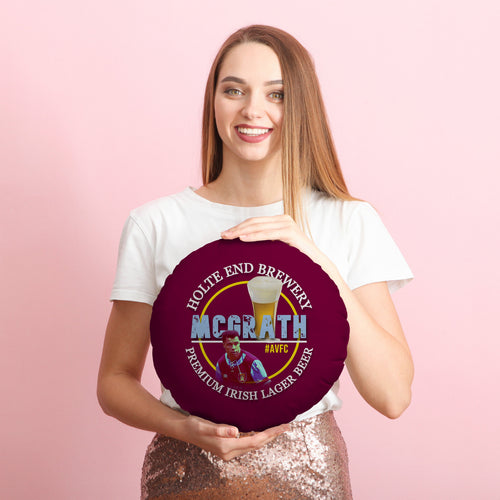 Holte Enders McGrath - Football Legends - Circle Cushion 14"