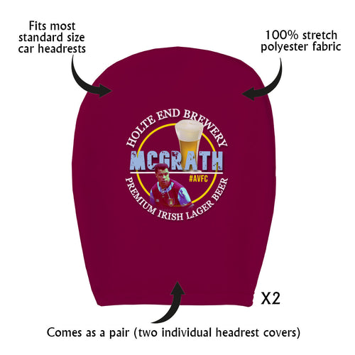 Holte Enders McGrath - Football Legends - Headrest Cover