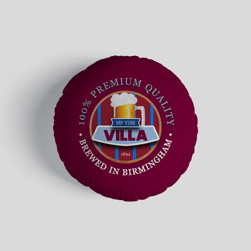 Holte Enders Up the Villa - Football Legends - Circle Cushion 14"