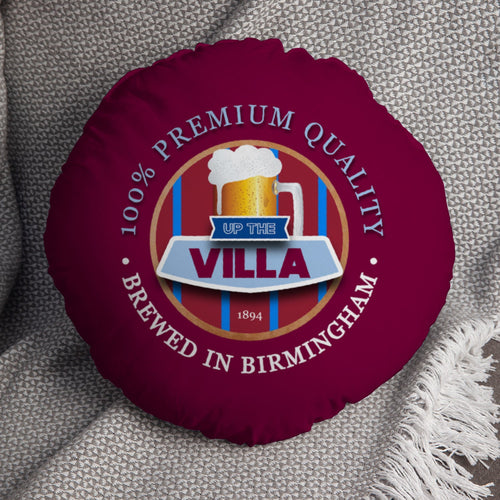 Holte Enders Up the Villa - Football Legends - Circle Cushion 14"