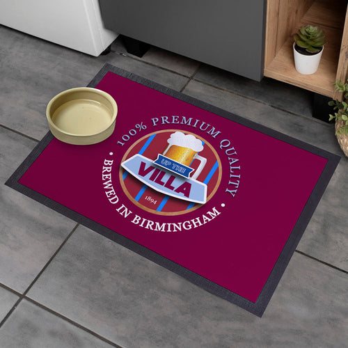 Holte Enders Up the Villa  - Football Legends - Door Mat -60cm X 40cm