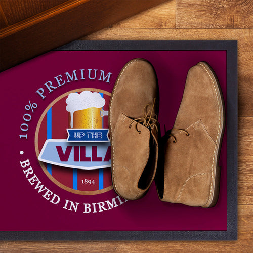 Holte Enders Up the Villa  - Football Legends - Door Mat -60cm X 40cm