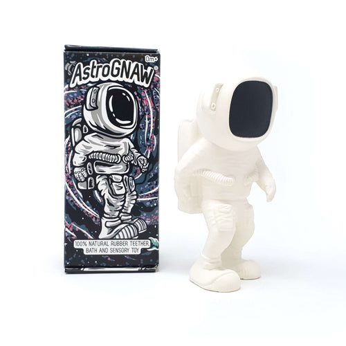 AstroGNAW® Astronaut – Natural Rubber Space Teether Toy
