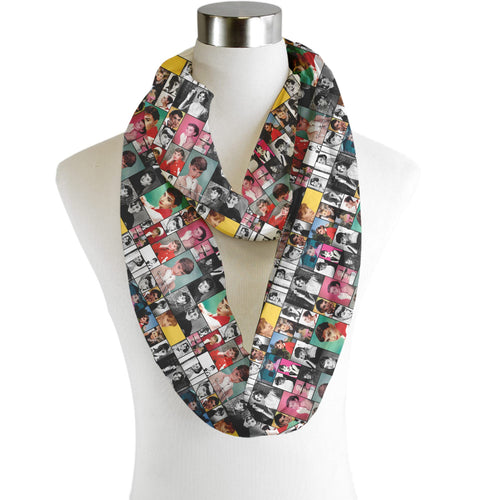 Audrey Hepburn Montage - Scarf - Infinity  - Chiffon