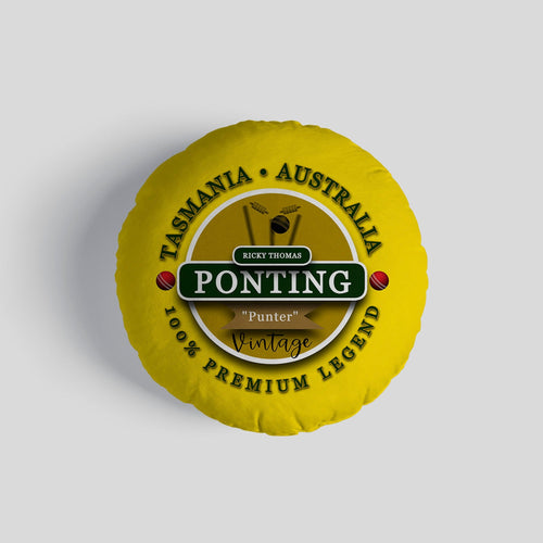 Australia Ponting  - Legend Collection - Circle Cushion 14"