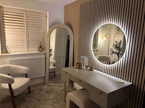 Ava Round Wall Mounted Mirror 80cm