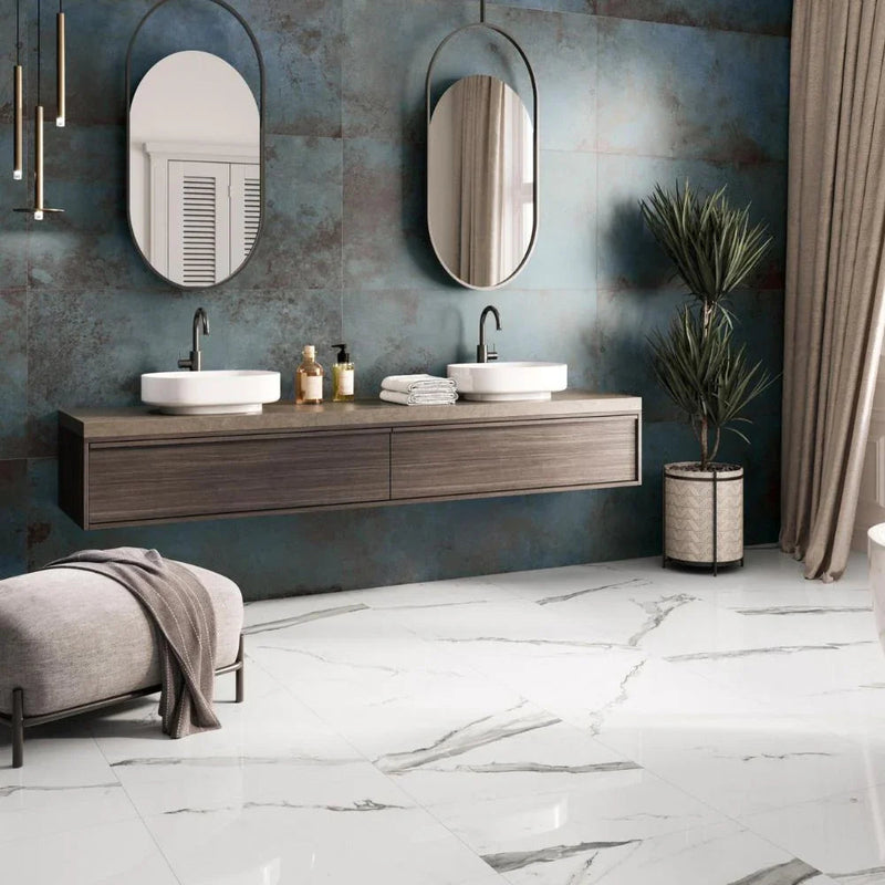 Aviola Azzurro Porcelain Tile 60 x 120cm