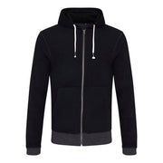 Contrast Zipped Recycled Hoodie