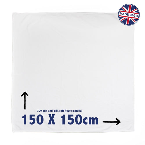 England Football Patchwork - Fleece 150cm X 150cm