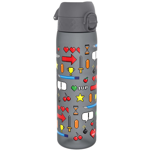 Leak Proof Slim Water Bottle, Recyclon, Gamer, 500ml (18oz)